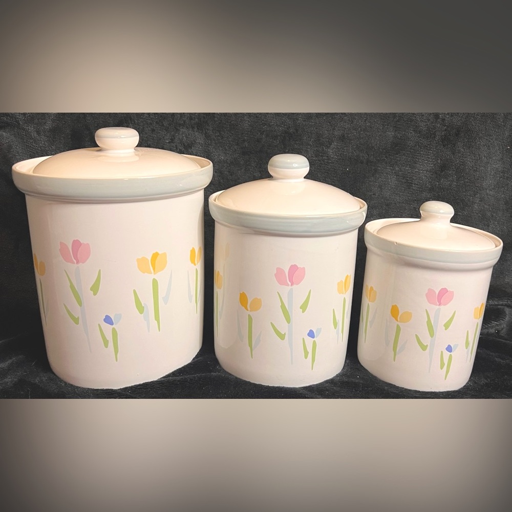 Studio Nova Fresh Mint Canister Trio
